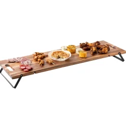 CASA Acacia Lux Tabla Para Servir Negro, Natural