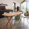 CASA Acacia Mesa De Comedor Con Patas En X