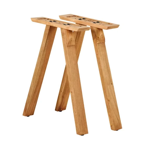 CASA Acacia Patas De Mesa V Juego De 2 Natural