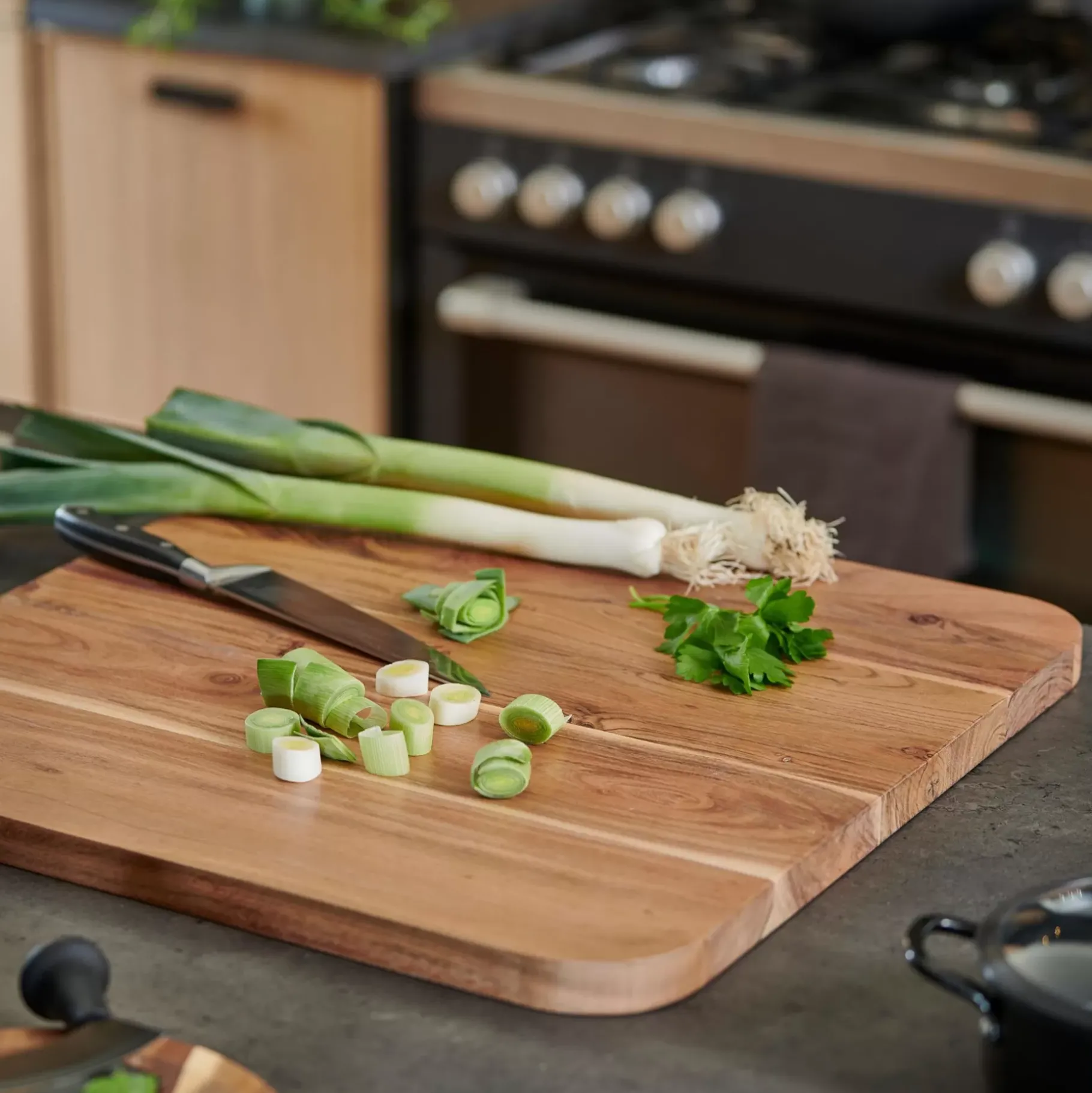 CASA Acacia Tabla Para Cortar Xl Natural