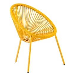CASA Acapulco Silla Para Ninos Amarillo