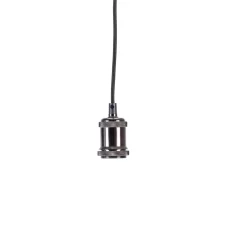 CASA Alu Lampara Colgante Negro, Metal