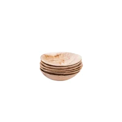 CASA Areca Leaf Cuencos Juego De 6 Natural