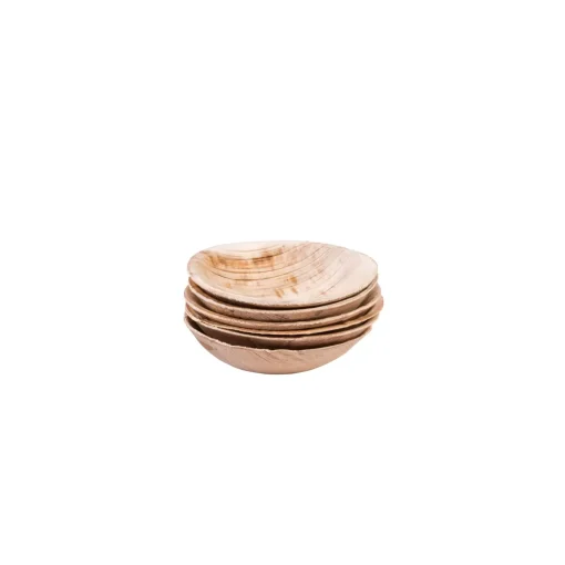CASA Areca Leaf Cuencos Juego De 6 Natural