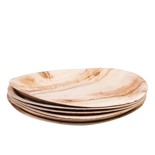 CASA Areca Leaf Platos Juego De 6 Natural