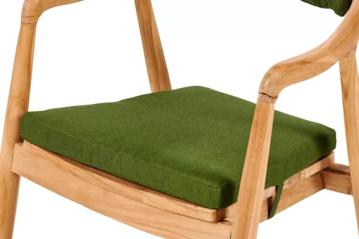 CASA August Cojin De Asiento Verde