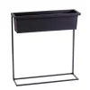 CASA Balco Caja Para Plantas Negro