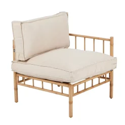 CASA Bambolette Silla Esquinera Aspecto Bambu