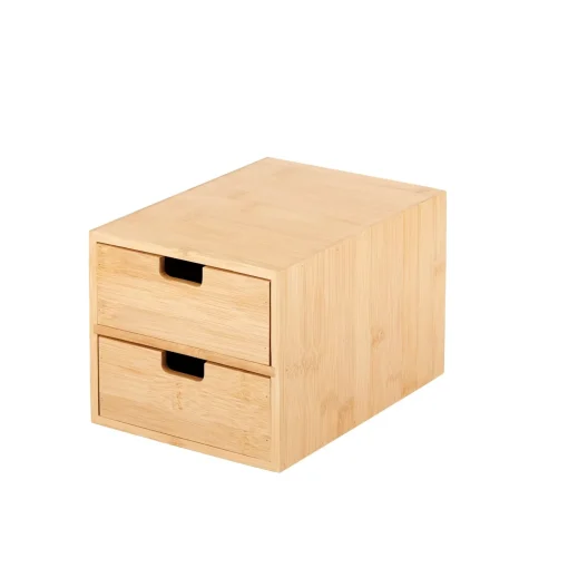 CASA Bamboo Cajonera 2 Cajones Natural