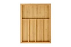 CASA Bamboo Organizador Cajon Extensible Natural