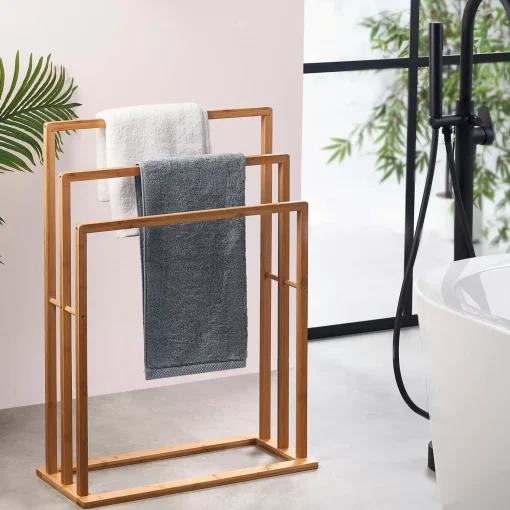 CASA Bamboo Toallero Natural