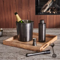 CASA Bartender Enfriador De Cava Gris Oscuro