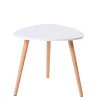 CASA Belliot Mesa Auxiliar Blanco, Natural