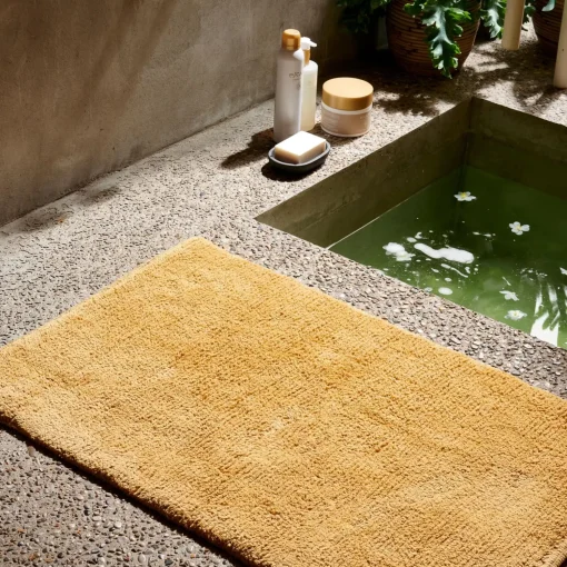 CASA Bio Soft Alfombra De Bano Ocre
