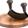 CASA Black Herbo Set Picador Para Hierbas Negro, Natural