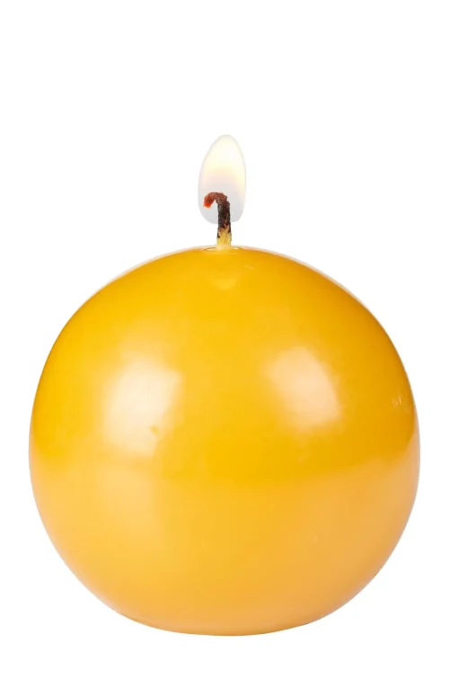 CASA Bola Vela Esferica Amarillo