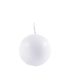 CASA Bola Vela Esferica Blanco