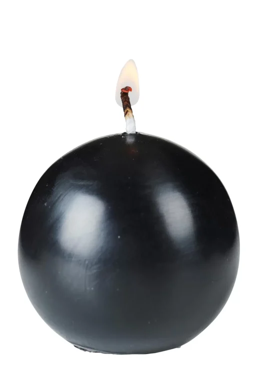 CASA Bola Vela Esferica Negro