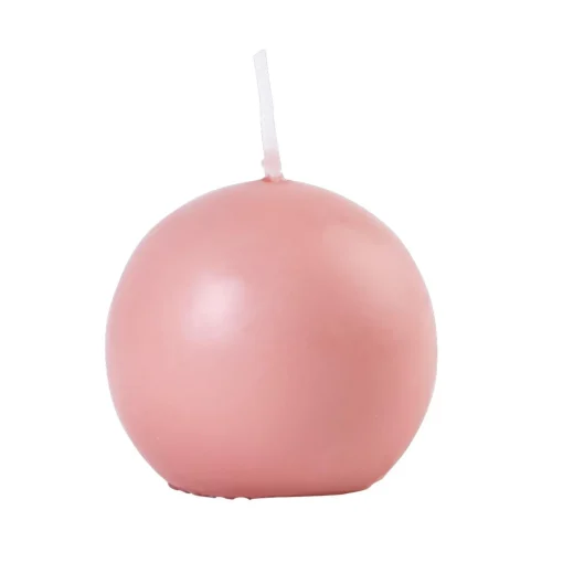 CASA Bola Vela Esferica Rosa