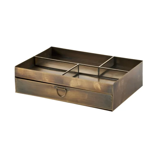 CASA Brass Organizador De Escritorios Bronceado