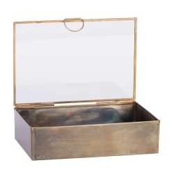 CASA Brush Caja De Almacenaje Dorado