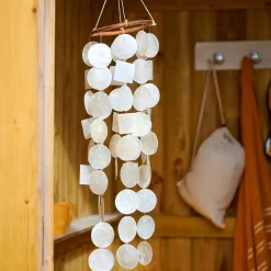 CASA Capiz Movil De Conchas Blanco