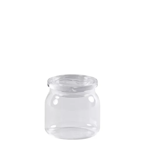 CASA Crystal Tarro De Cocina Con Tapa Transparente