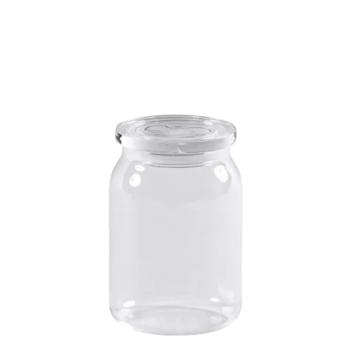 CASA Crystal Tarro De Cocina Con Tapa Transparente