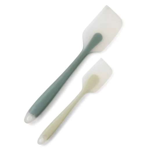 CASA Cuisino Espatula Juego De 2 Menta, Verde Oscuro
