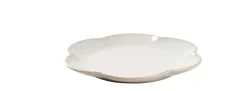 CASA Dahlia Flower Plato Blanco