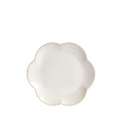 CASA Dahlia Flower Plato Blanco