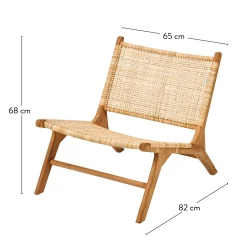 CASA Diah Silla Lounge Natural