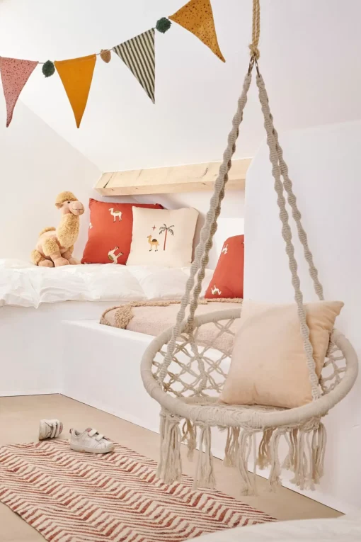 CASA Dream Silla Colgante Para Ninos Blanco