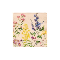 CASA Eco Floral Paquete De 20 Servilletas Varios Colores