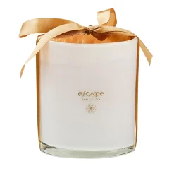 CASA Escape World Goa Vela Perfumada En Vaso Blanco, Color Rosa Viejo