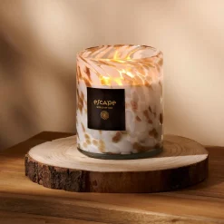 CASA Escape World Of Goa Vela Perfumada Blanco, Dorado, Multicolor