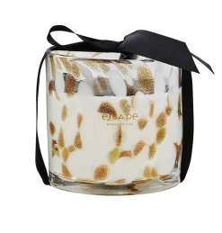 CASA Escape World Of Goa Vela Perfumada En Vaso Blanco, Dorado, Multicolor