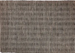 CASA Ethnic Alfombra Negro, Natural