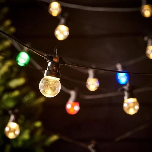 CASA Festa Guirnalda Con 10 Leds 8 Funciones: