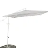 CASA Fiji Parasol Colgante Sin Pie Gris Claro