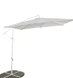 CASA Fiji Parasol Colgante Sin Pie Gris Claro