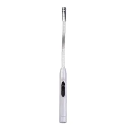 CASA Flame Encendedor De Gas Flex Plateado