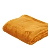CASA Flanella Manta Amarillo Oscuro