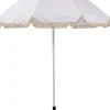 CASA Franja Parasol Sin Pie De Sombrilla Blanco