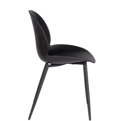 CASA Freya Silla De Comedor Negro