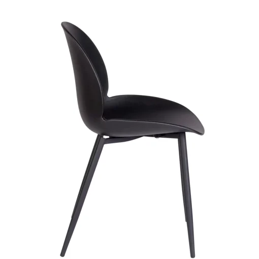 CASA Freya Silla De Comedor Negro