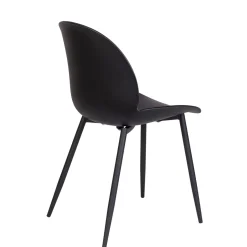 CASA Freya Silla De Comedor Negro