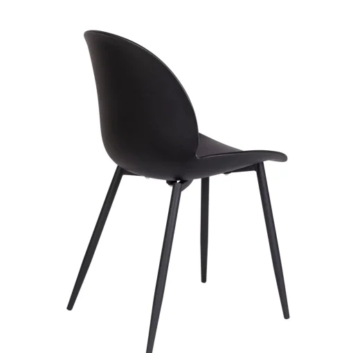 CASA Freya Silla De Comedor Negro