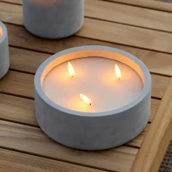 CASA Fuego Vela Led Solar Gris Claro
