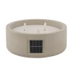 CASA Fuego Vela Led Solar Gris Claro